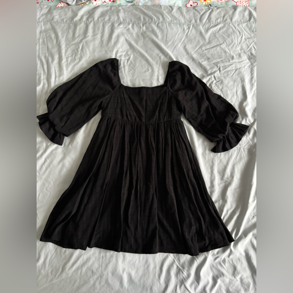 Entro black checkered dress